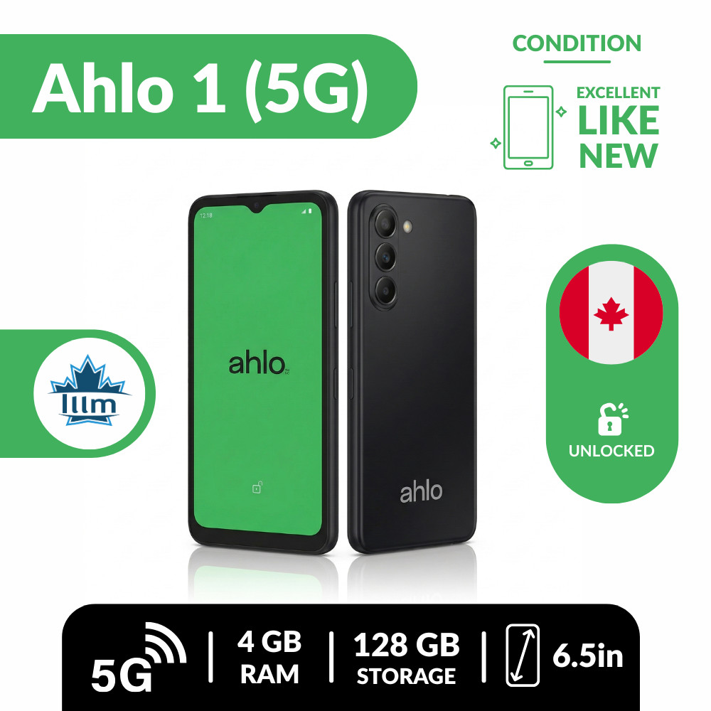 AHLO 1  5G 128GB 6.5″ Display Unlocked Smartphone – Excellent Condition