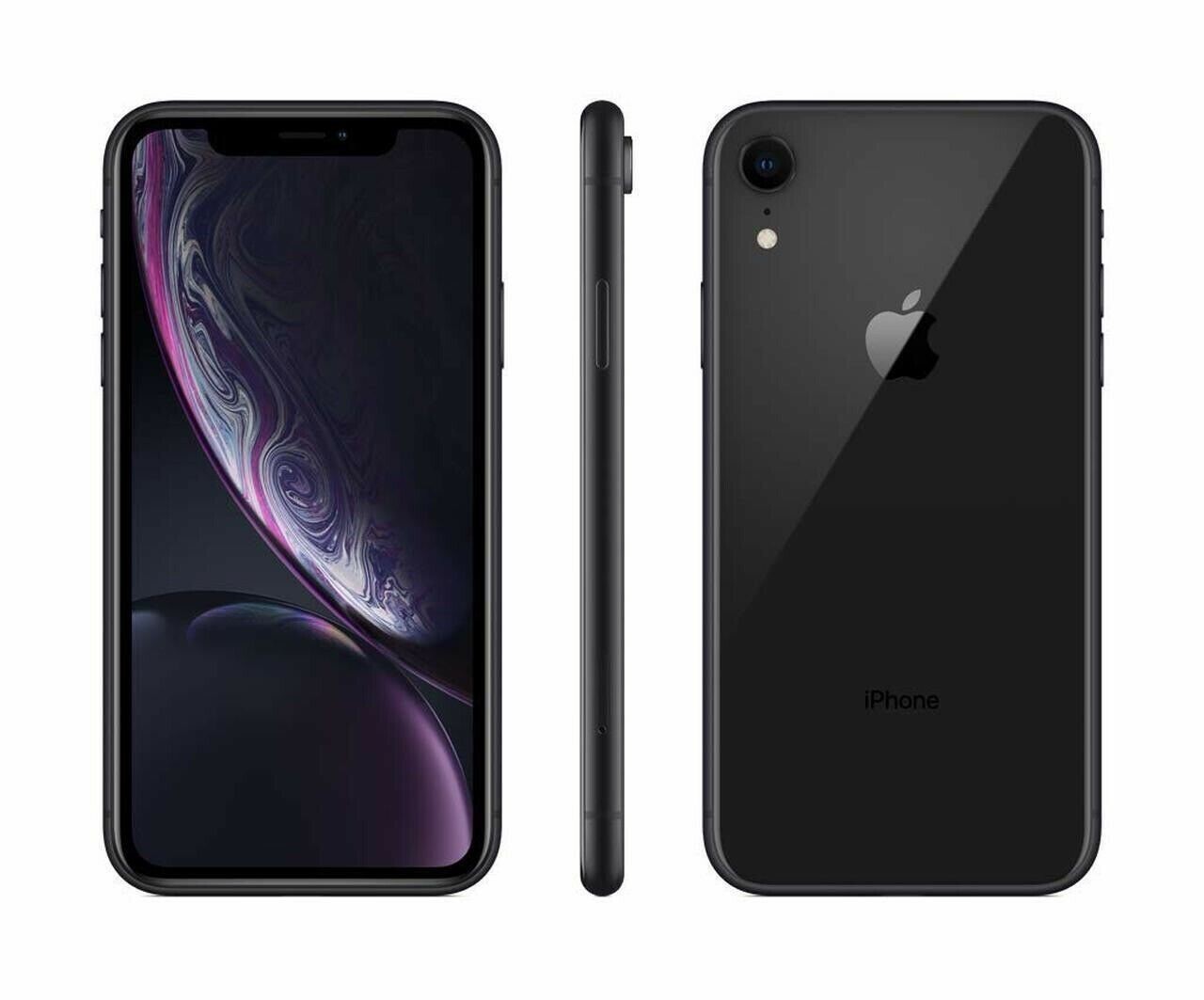 Apple iPhone XR A1984 64GB Black 6.1″ ATT Clean IMEI: Fair