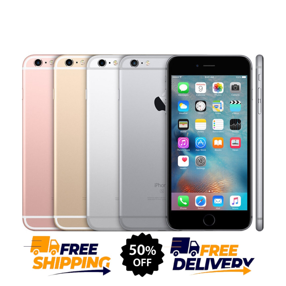 Apple iPhone 6s 16GB-64GB-128GB Unlocked Verizon ATT Wi‑Fi iOS – 4G LTE