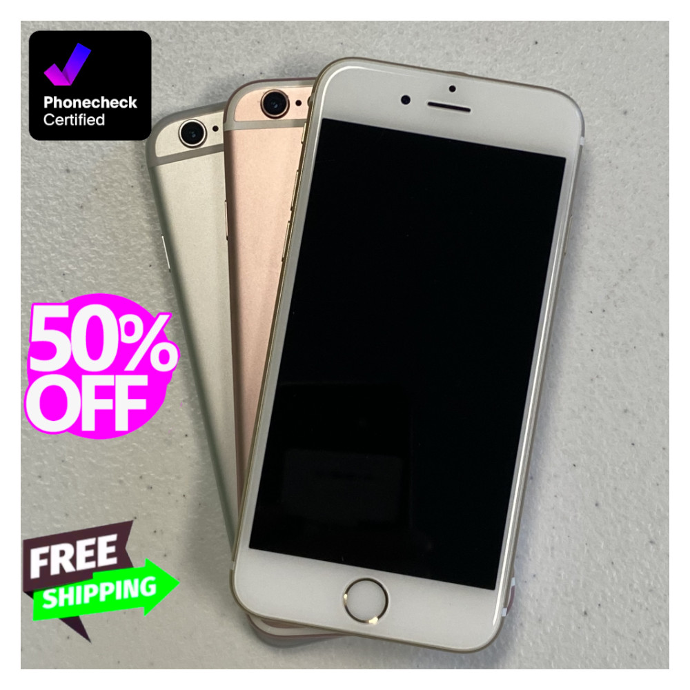 Apple iPhone 6s 16GB 32GB 64GB 128GB Tmobile Att Unlocked Rose Gold Gray Silver