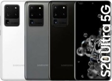 Samsung Galaxy S20 Ultra 5G SM-G988U 128GB/512GB Factory Unlocked Smartphone A+