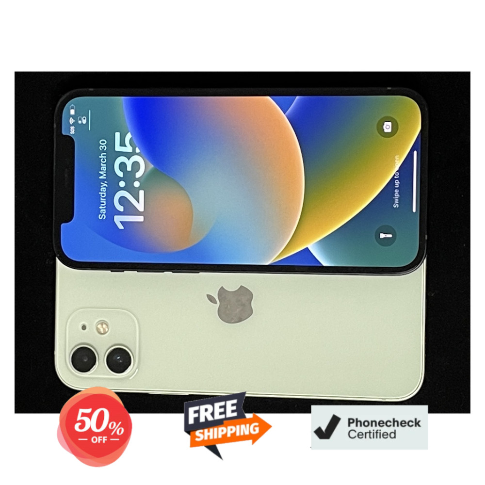 Apple iPhone 12 64GB 128GB Clean IMEI Unlocked Verizon AT&T T-Mobile LTE 5G