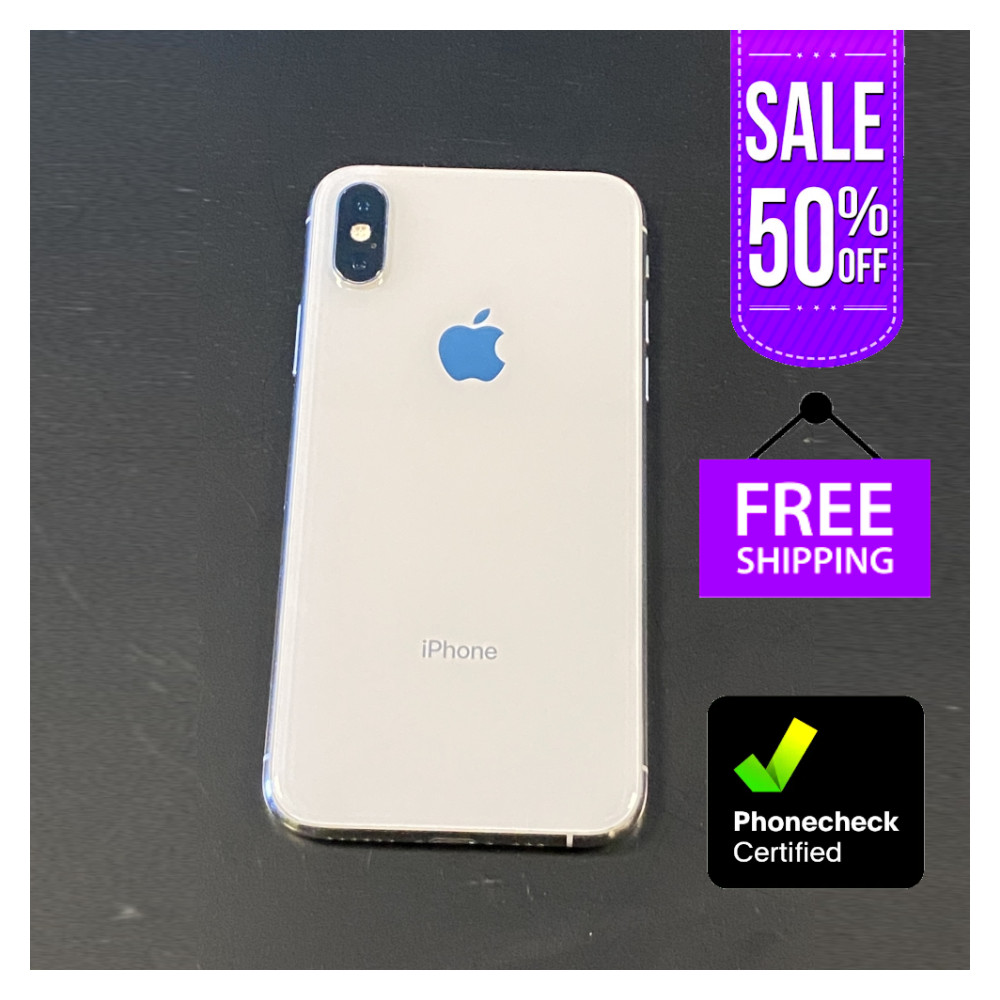 Apple iPhone XS -Gray Silver- 256/64GB Unlocked Verizon Very Good 5.8″ Screen