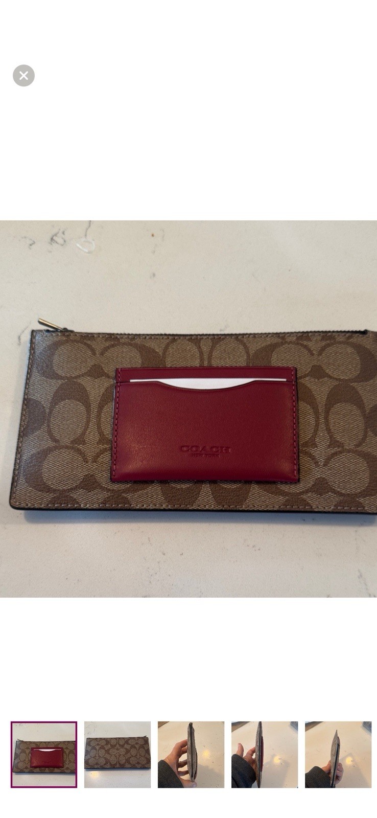 Coach Phone Case With Charging Cable