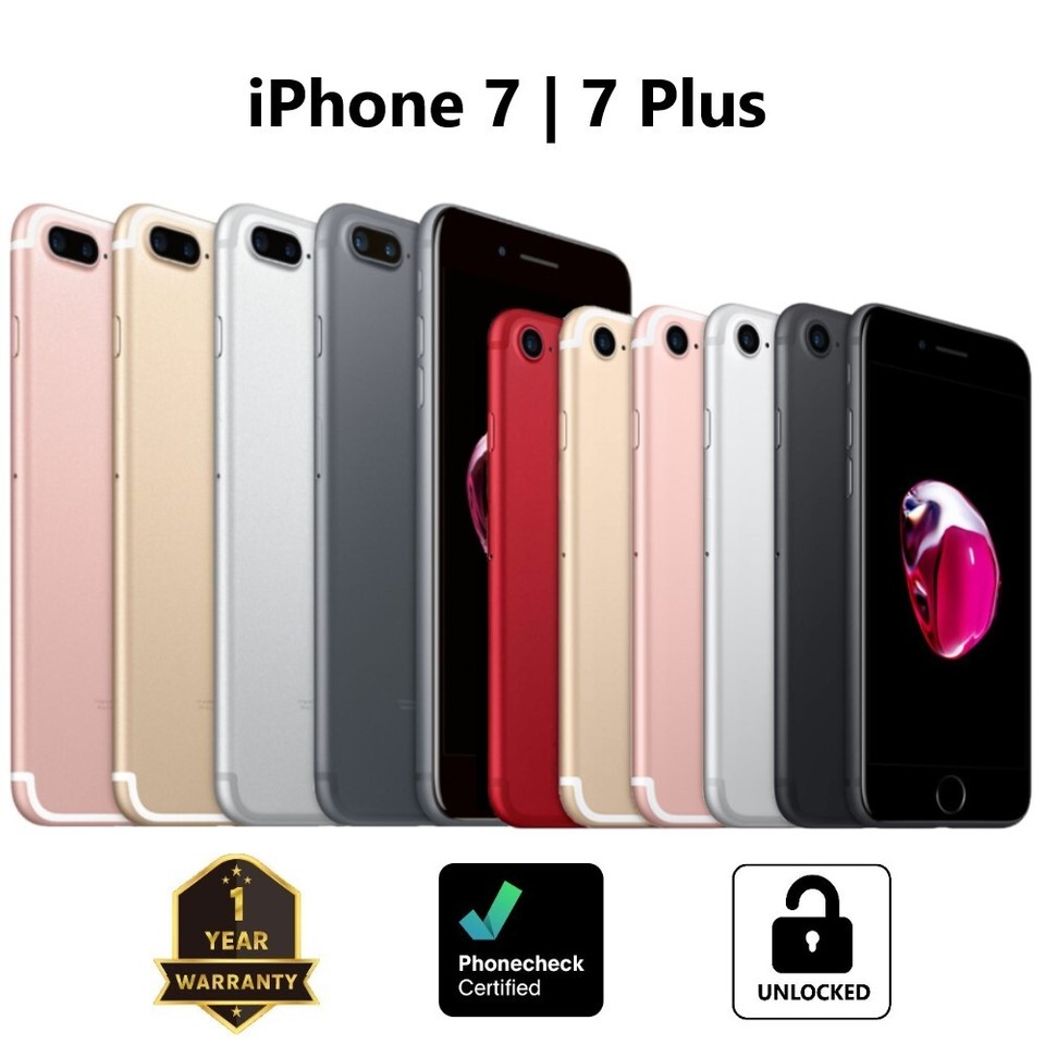 Apple iPhone 7 | 7 Plus – 32GB | 128GB | 256GB (Unlocked) Smartphone