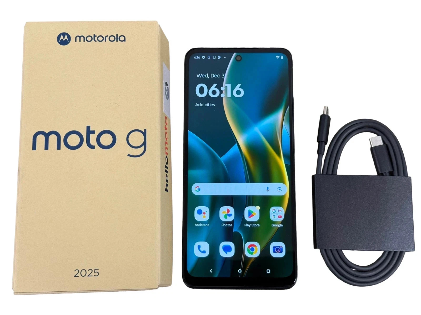 Motorola Moto G 5G 2025 XT2513-3 Unlocked Any Carrier 128GB 50MP Forest Gray
