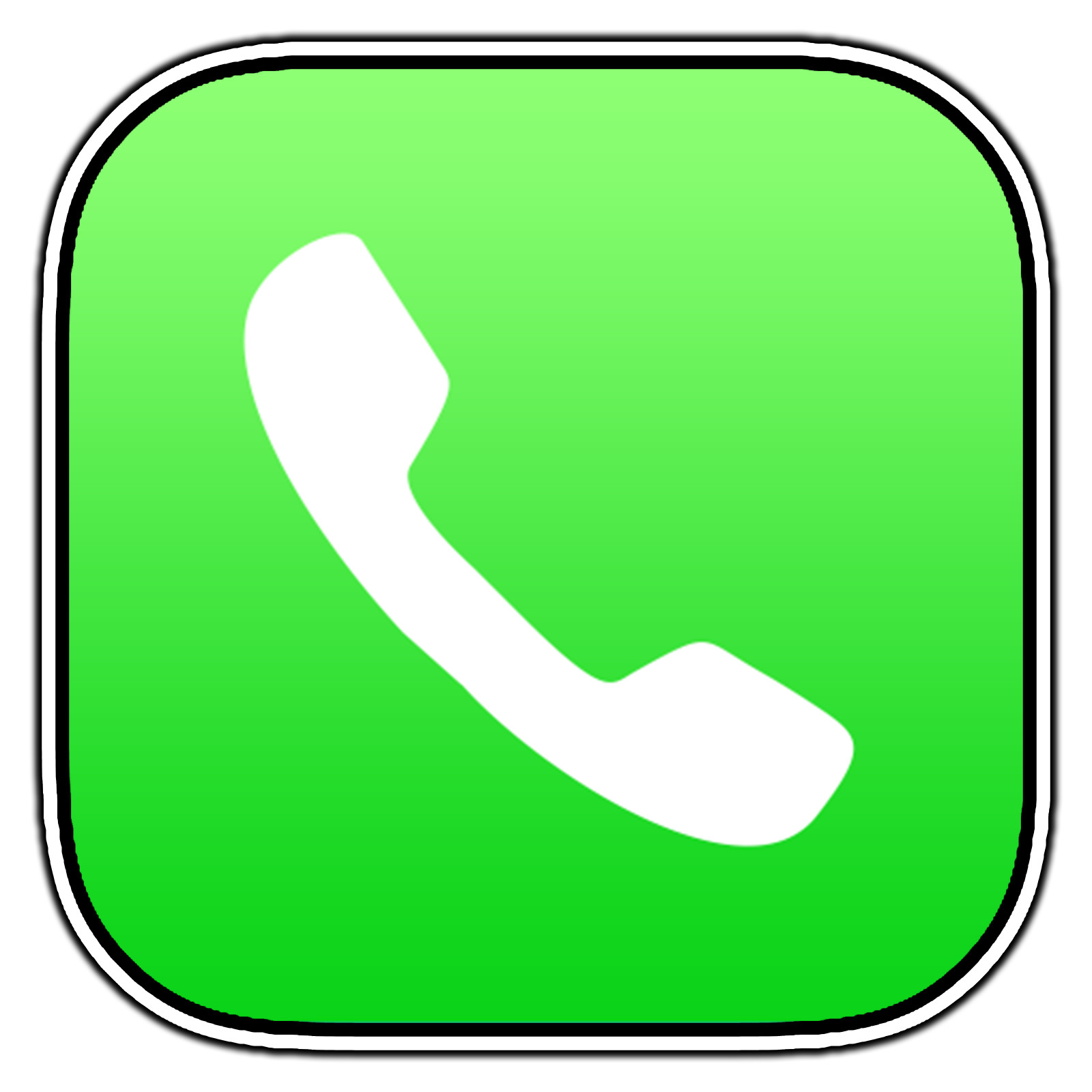Apple Phone App Logo #1 Sticker Waterproof Vinyl Decal Die-Cut Laptop Car