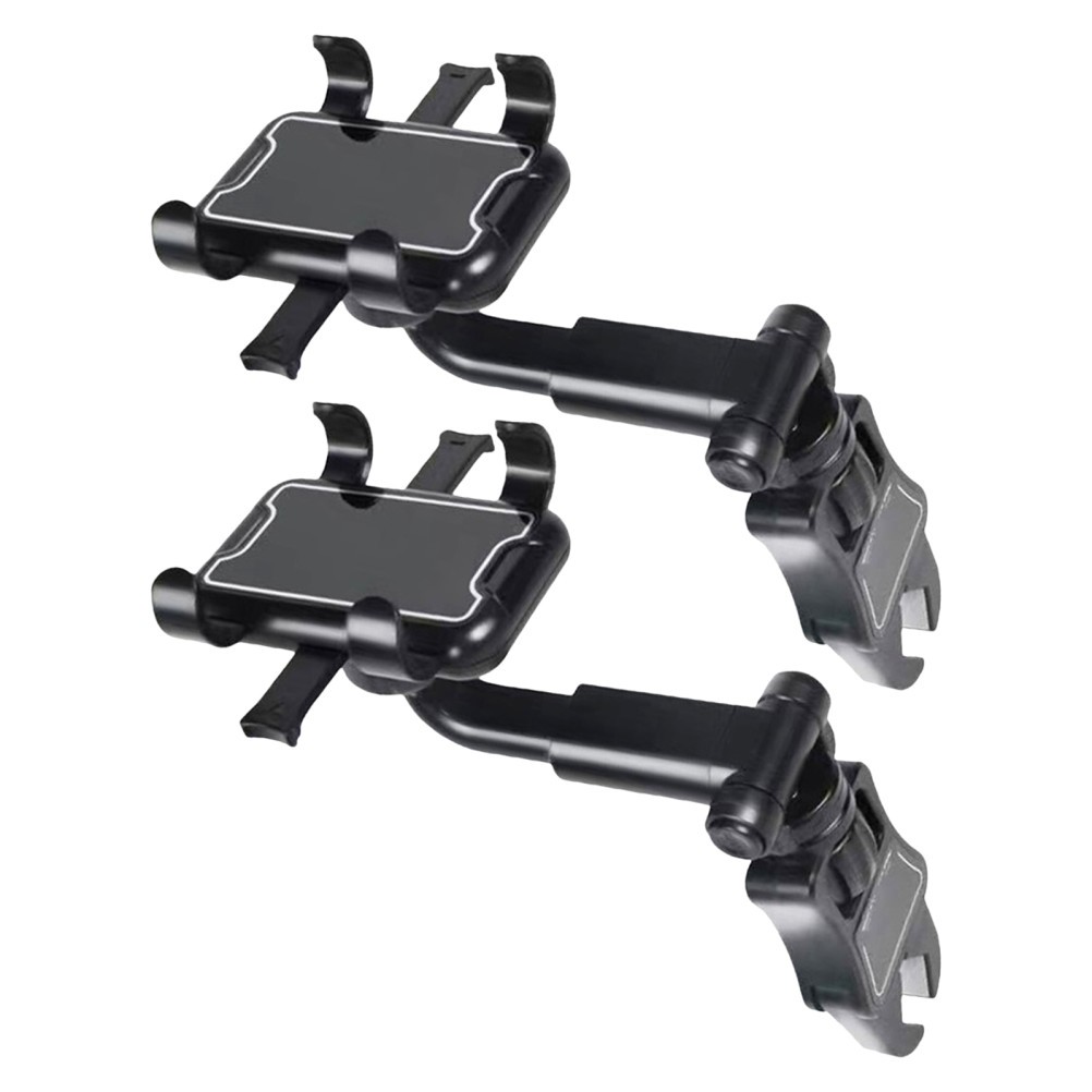 2 Pcs Car Rearview Mirror Bracket Hanging Phone Holder Clip Mount for