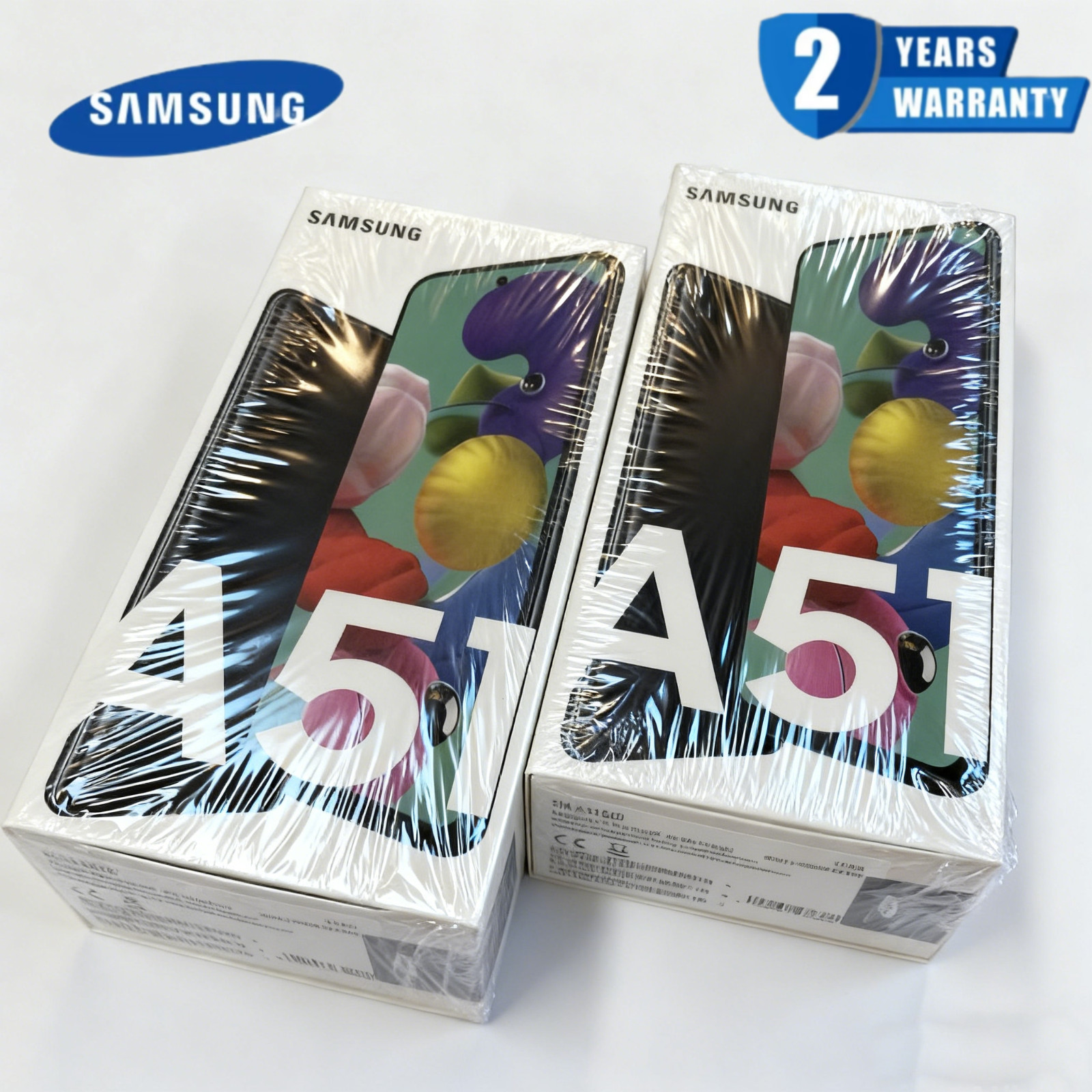 New Sealed Samsung Galaxy A51 128GB Factory Unlocked Black Smartphone
