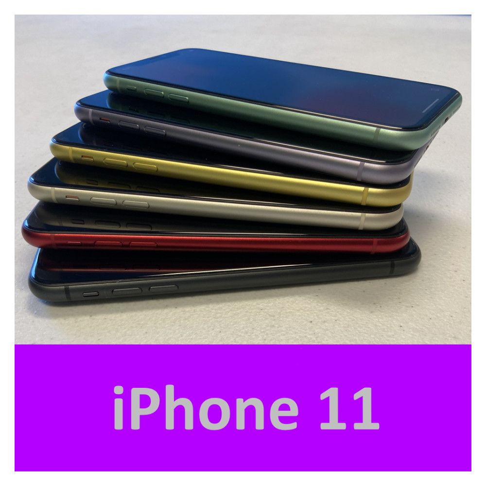 Apple iPhone 11 Unlocked 64GB/128GB – Colors: Black, White, Red, Green