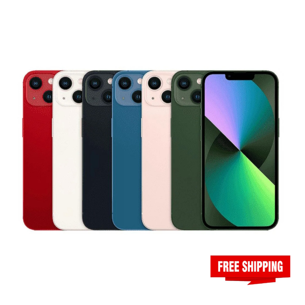 Apple iPhone 13 – 128GB/256GB – Unlocked – Midnight, Starlight, Pink, Free Ship