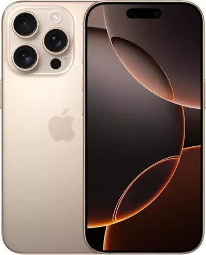 open box Apple iPhone 16 pro  128GB  Unlocked Desert titanium
