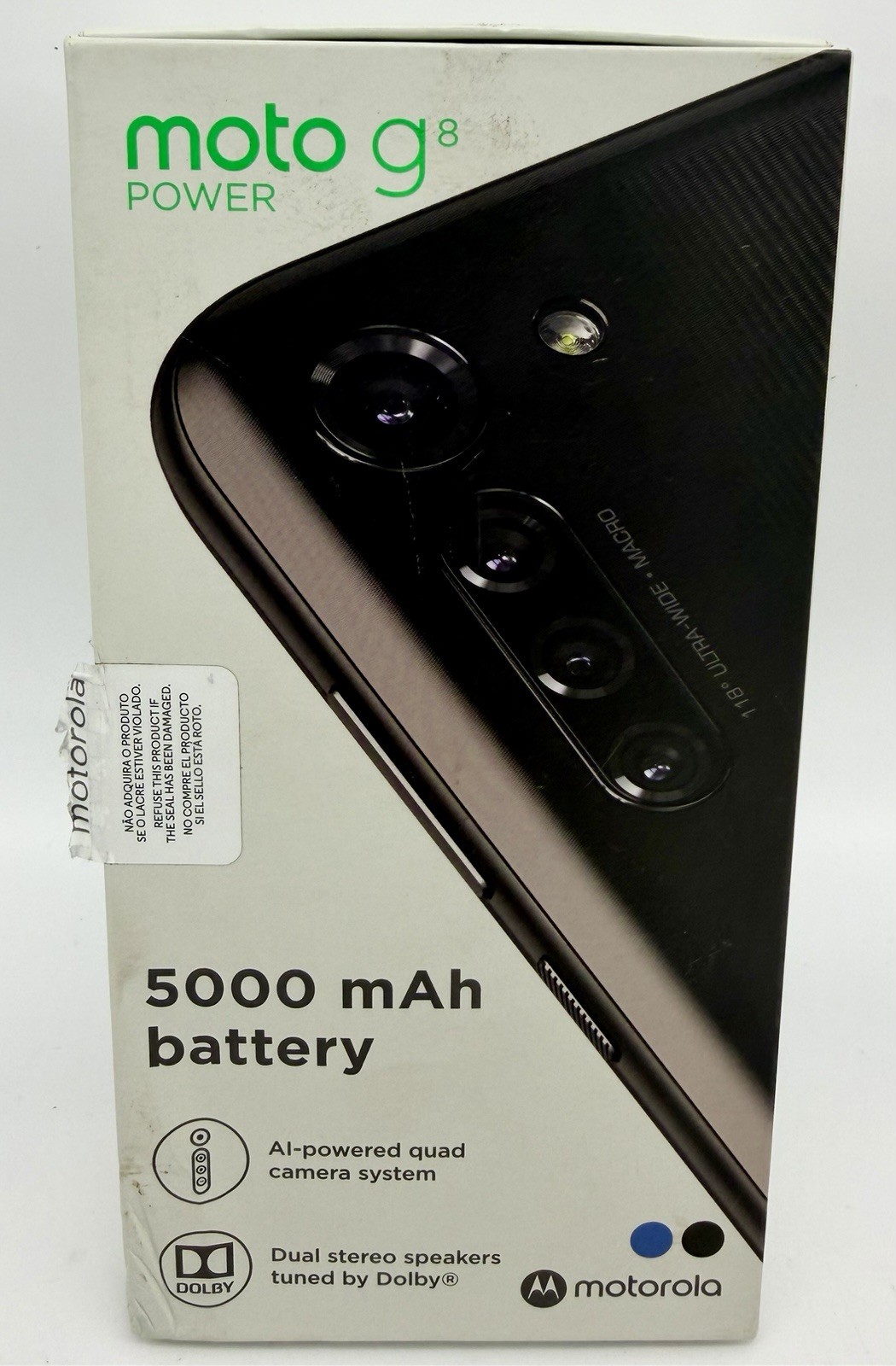 Motorola Moto G8 Power 64GB Blue Unlocked Smaprtphone