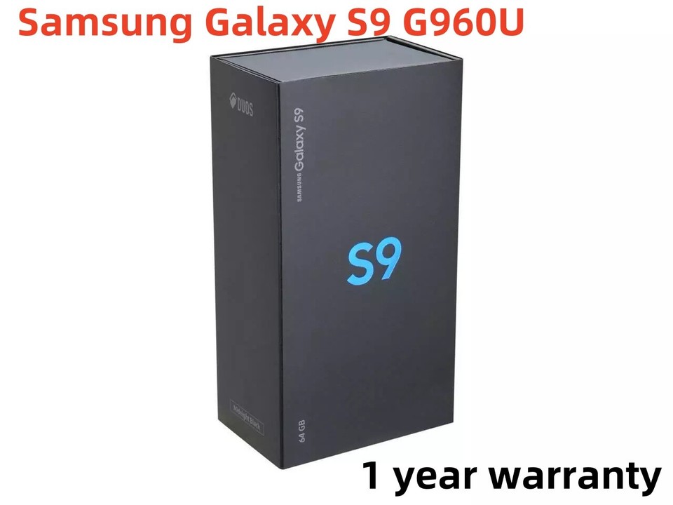Samsung Galaxy S9 G960U 64GB+4GB 4G GSM Unlocked Android Smartphone New Sealed