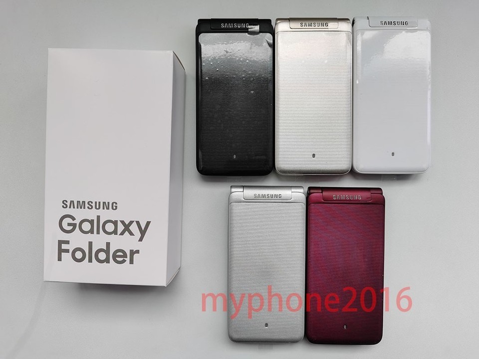 99%N EW Samsung Galaxy Folder SM-G1600 Unlocked 4G Android flip phone all colors