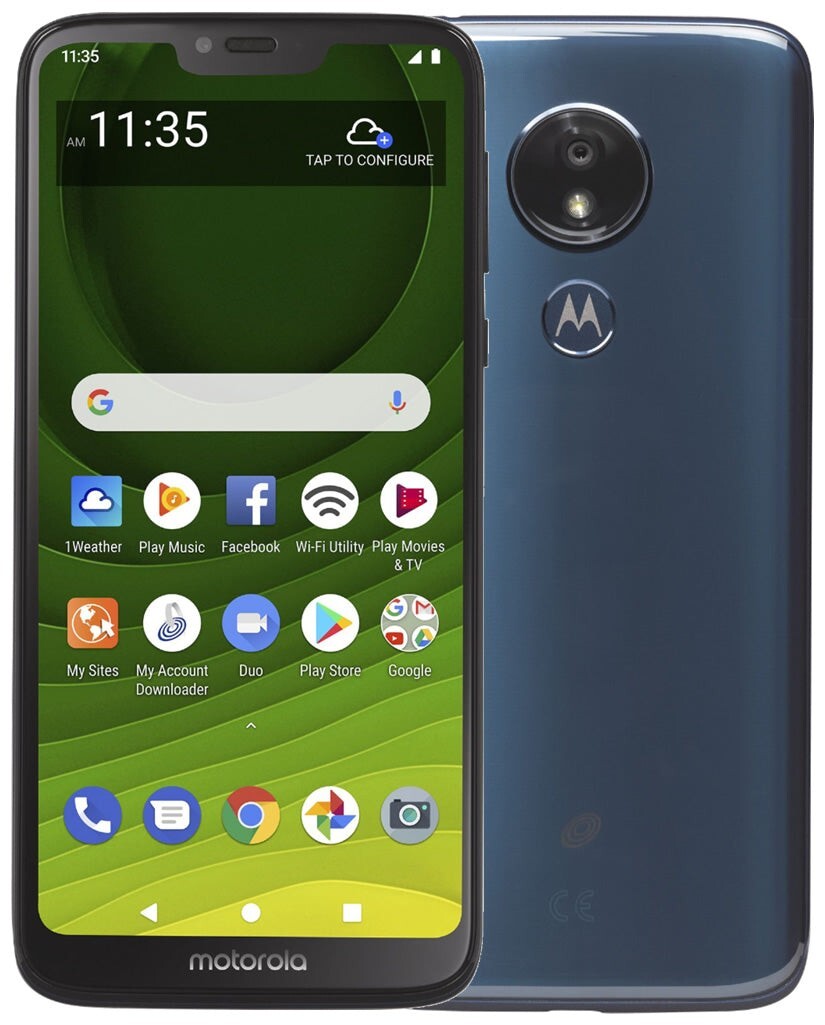 Motorola Moto G7 Power 32GB XT1955-5 Marine Blue T-Mobile/Unlocked, Very Good