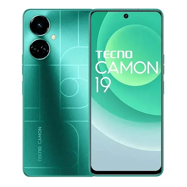 TECNO Camon 19 Model C16n (6GB RAM, 128GB Storage, Color: Green & White)