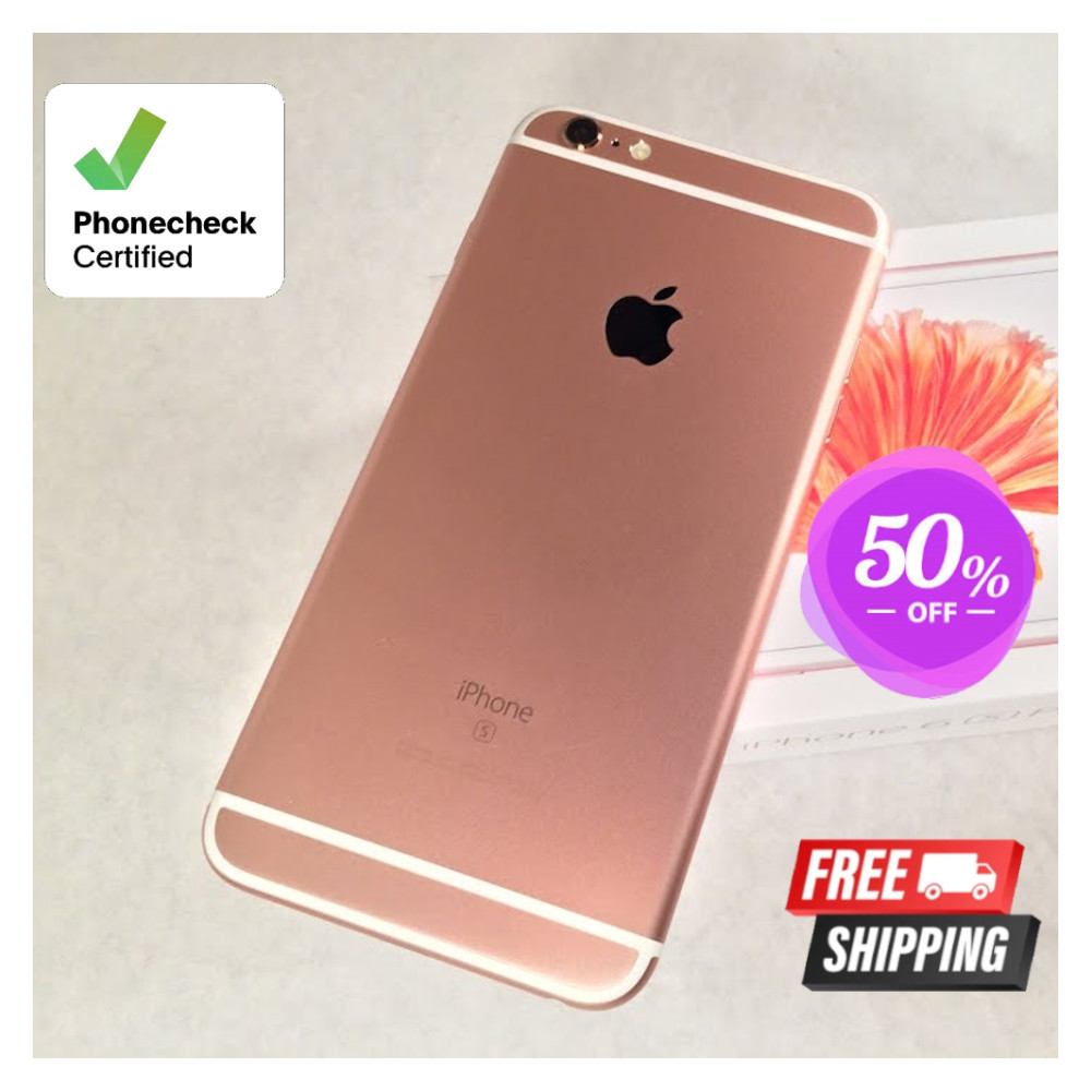 Apple iPhone 6s 128/32/16GB (Gray / Rose Gold) Unlocked Verizon 4G Very Good