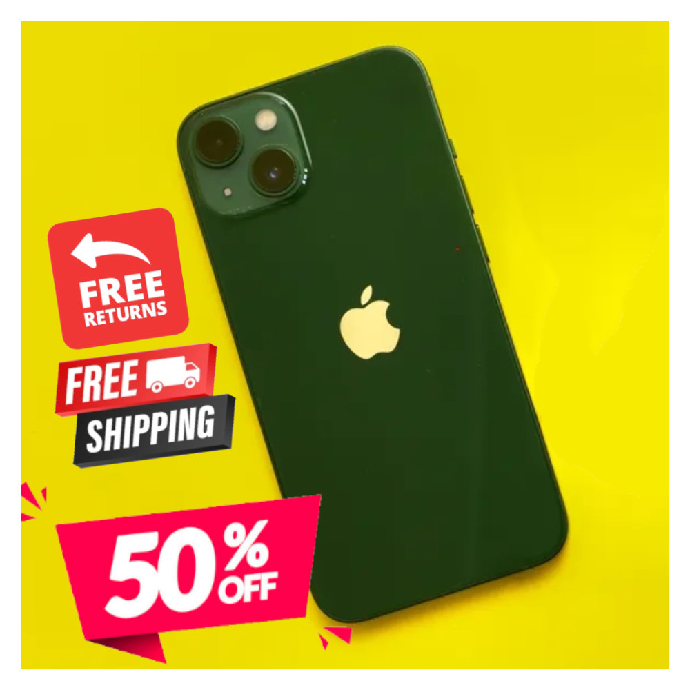 Apple iPhone 13 128GB 256GB Unlocked AT&T T-Mobile -Very Good- Pink/Green/Red