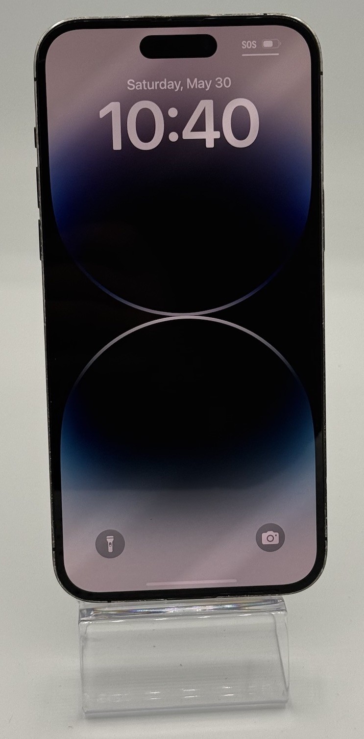 Apple iPhone 14 Pro Max 256GB Unlocked 18.6.2 A2651 NQ8T3LL/A Cracked Back