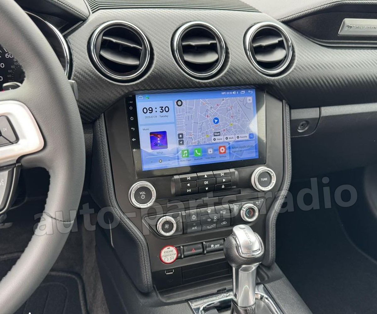 FOR FORD MUSTANG 2015-2021 CARPLAY ANDROID 13 CAR STEREO RADIO GPS MIRROR LINK