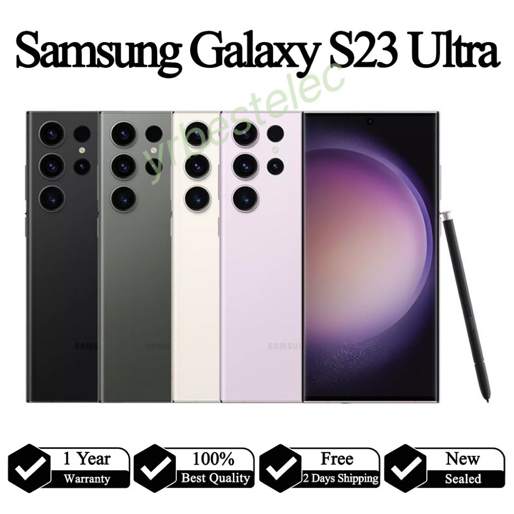 New Samsung Galaxy S23 Ultra 5G SM-S918U 256GB/ 512GB Factory Unlocked