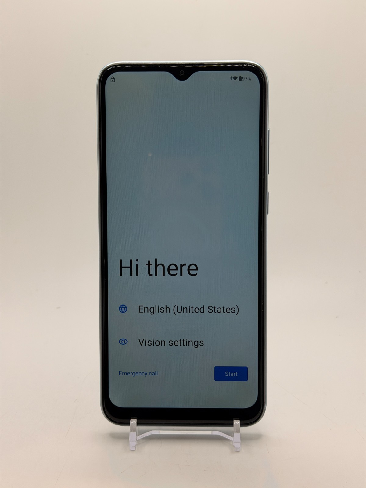 Maxwest Nitro A65 – Blue – 32GB (Unlocked) Dual SIM Smartphone – Works Great