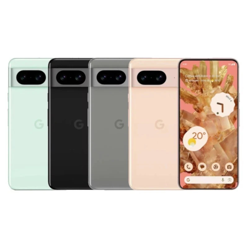 Google Pixel 8 128GB – Rose/Hazel/Obsidian/Mint – Unlocked – Excellent Condition