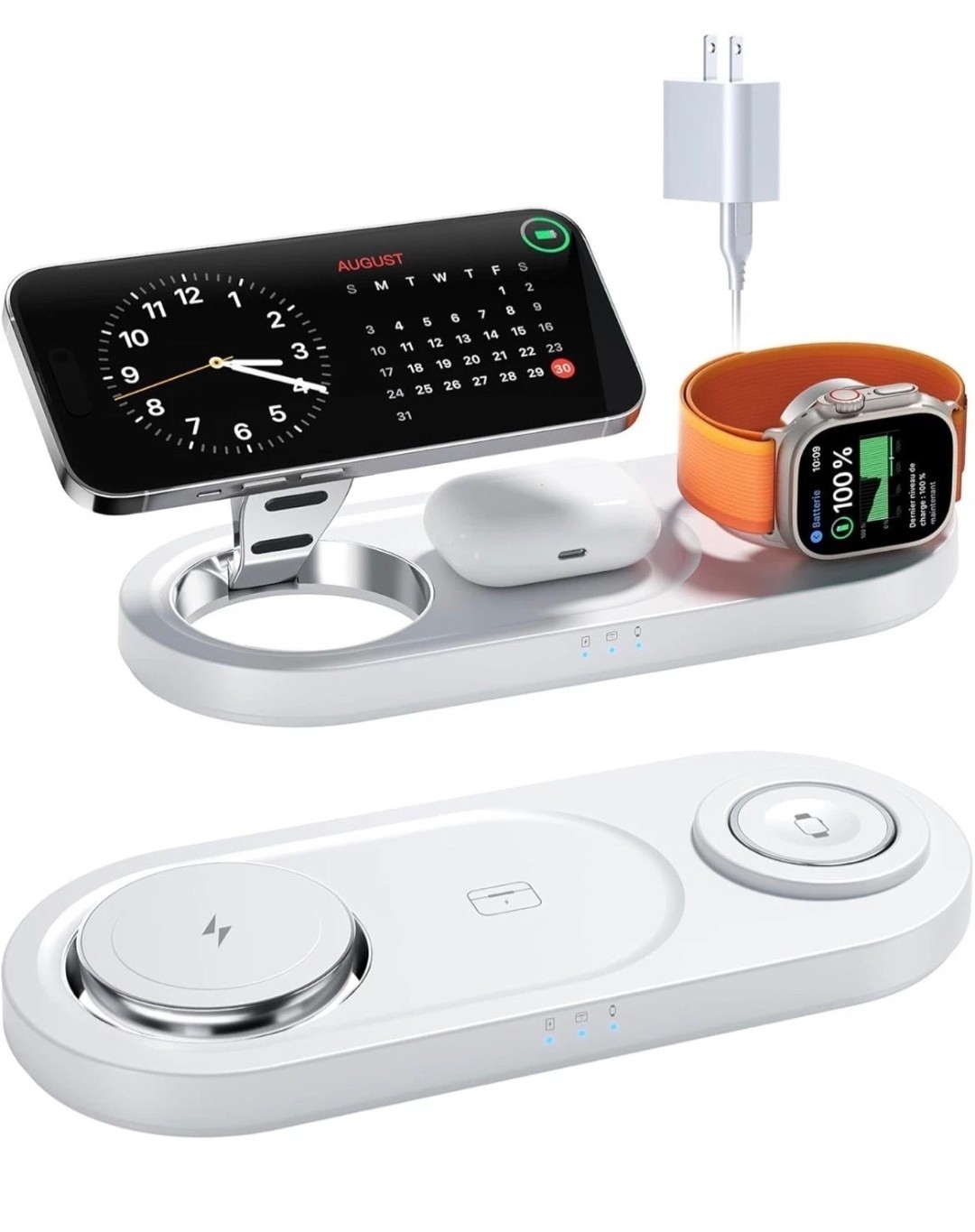3 in 1 Wireless Charging Station Apple Phone, Airpods, Watch Faster Mag-safe New