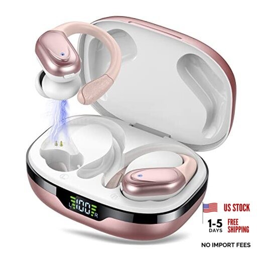 Ear buds Wireless Earbuds Bluetooth 5.3 Headphones 60hrs Playtime with Rose