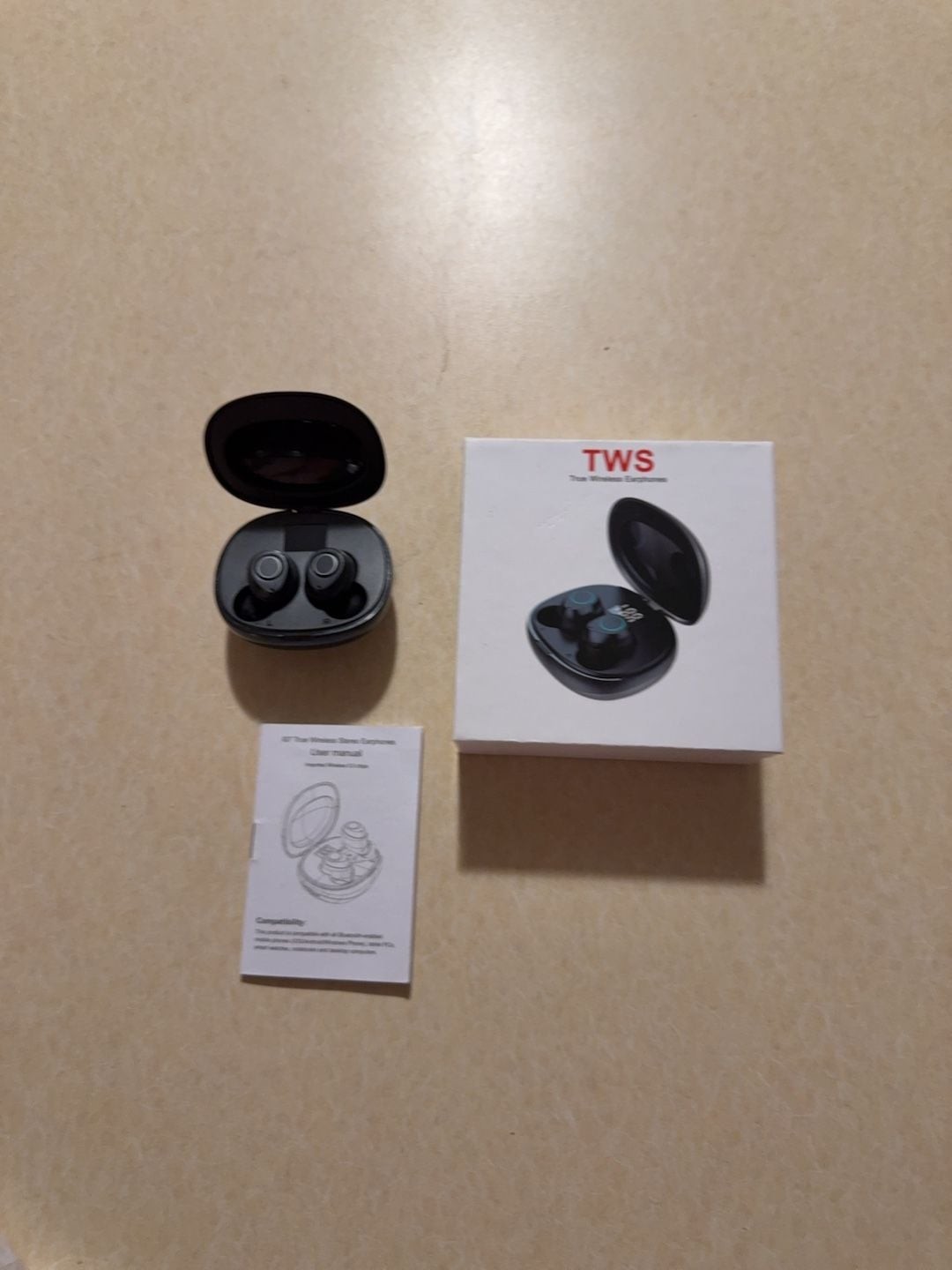 TWS True Wireless Stereo Earphones with Charging Case