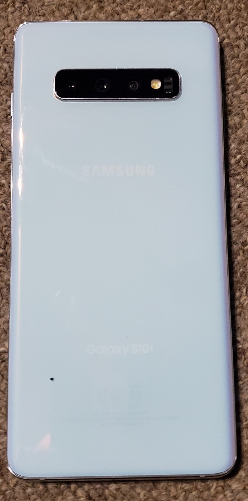 Samsung Galaxy S10+ White Smartphone 6.4in Octa Core 16MP GSM 850 MicroSD