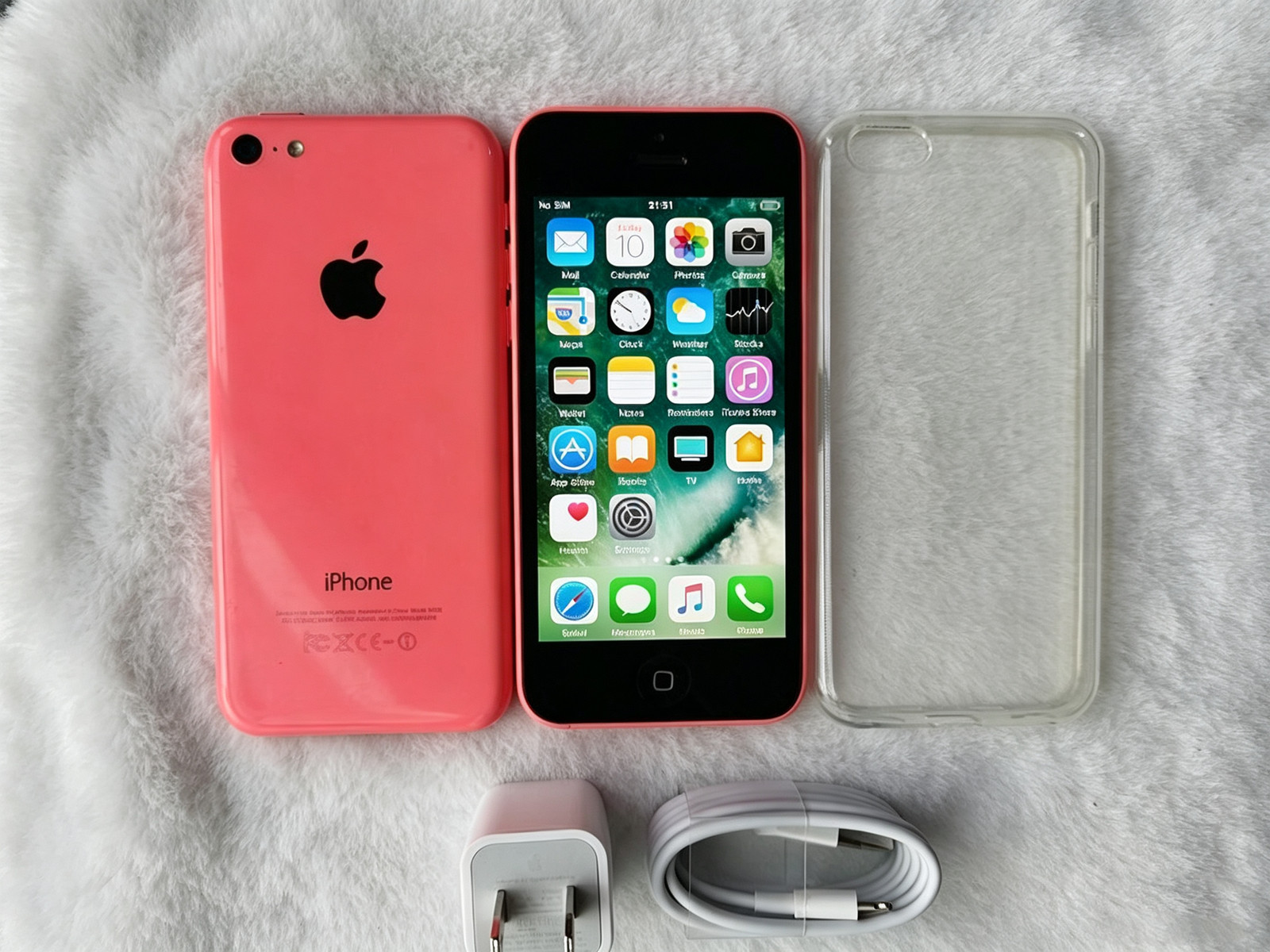 Apple iPhone 5C – 8 GB / 16 GB / 32GB – PINK (Unlocked) New Battery Test Good