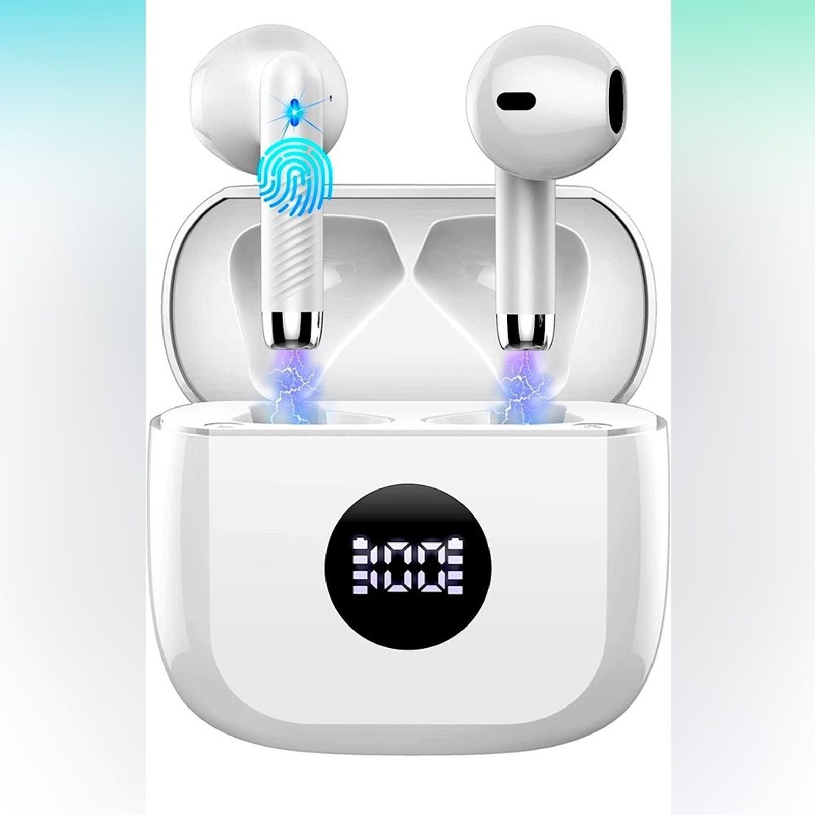 True wireless stereo bluetooth led digital display 5.4 earphones earbud C11