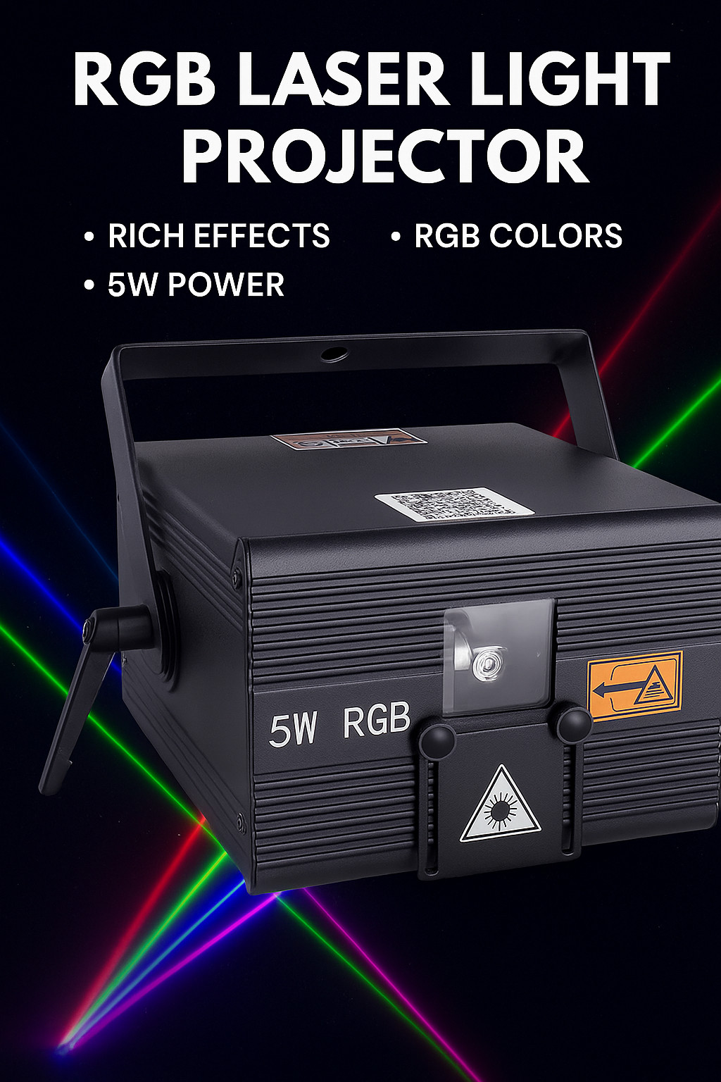 5W Stage Projector Laser Lights iOS Android APP RGB Animation DMX iLDA DJ Party